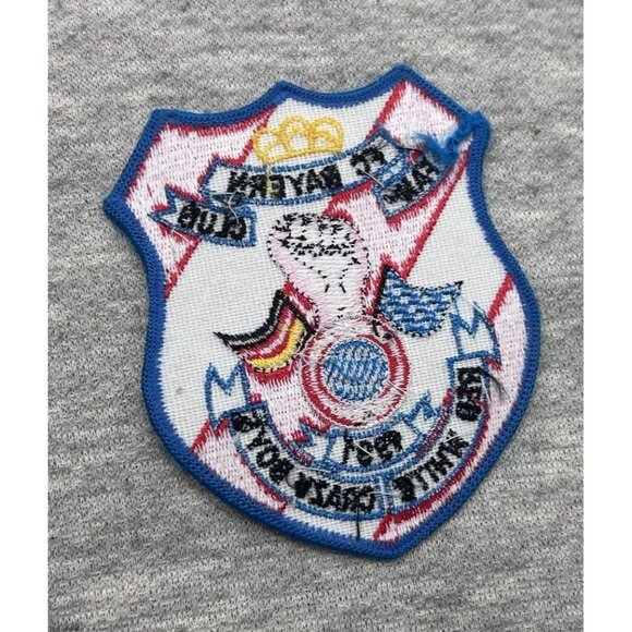 FC Bayern Fan Club Red White Crazy Boys 1991 Logo Patch - Picture 3 of 5